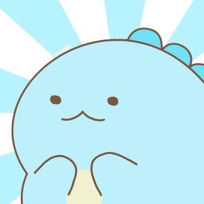 角落生物水龙momo版头像，是momo头像模板二改的，纯自己改模绘制