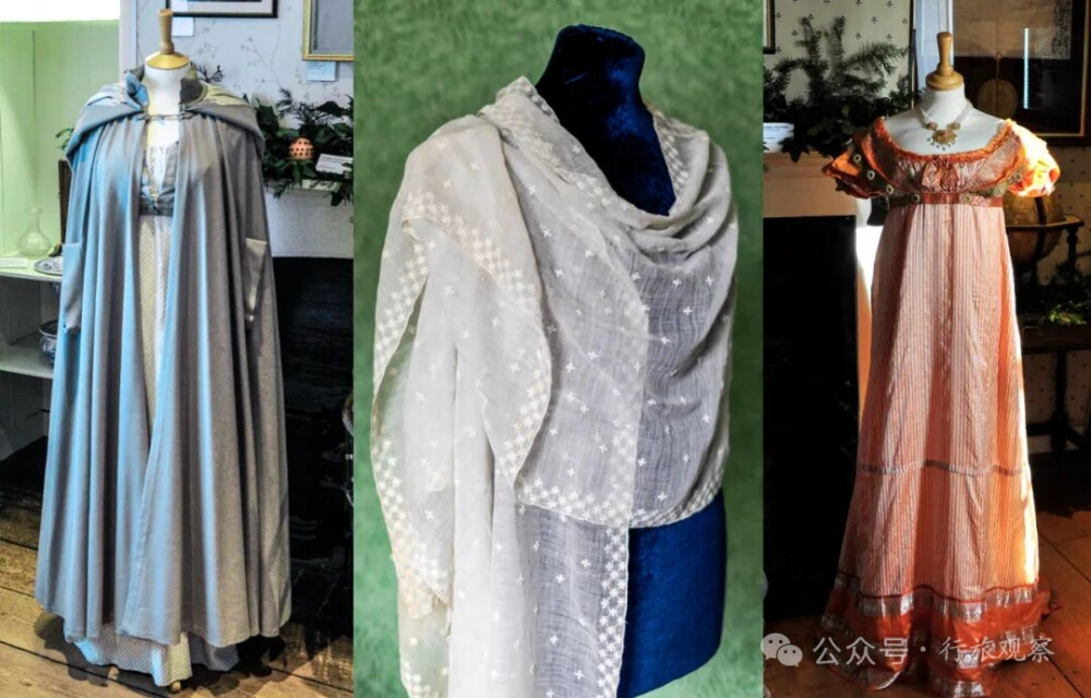 简的服装款式，中间为印度纯棉披肩