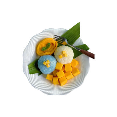 芒果糯米饭白底头像
