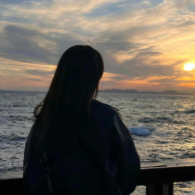 背影情侣头像可爱高级感情头男朋友女朋友