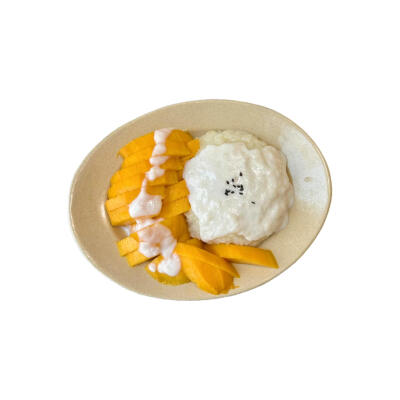 芒果糯米饭白底头像