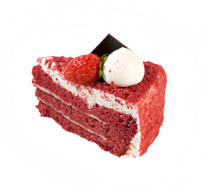草莓甜品白底头像