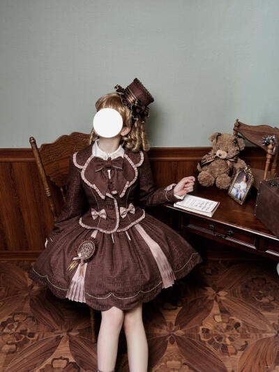 真的太优雅了，ag家的熊熊板巧穿上简直就是留洋归来大小姐啊