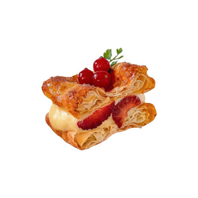 草莓甜品白底头像