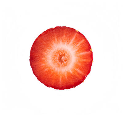 草莓甜品白底头像