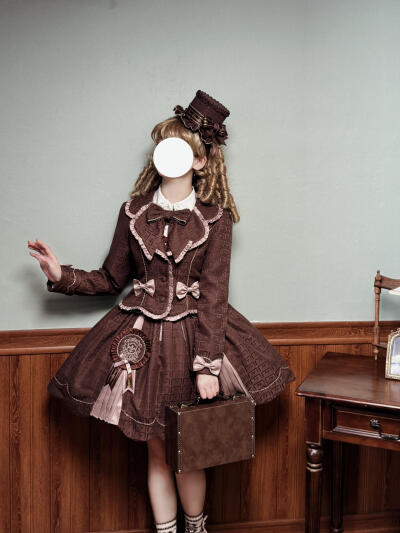 真的太优雅了，ag家的熊熊板巧穿上简直就是留洋归来大小姐啊