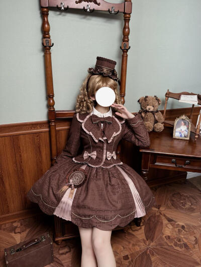 真的太优雅了，ag家的熊熊板巧穿上简直就是留洋归来大小姐啊