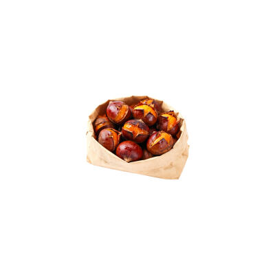 烤板栗白底头像