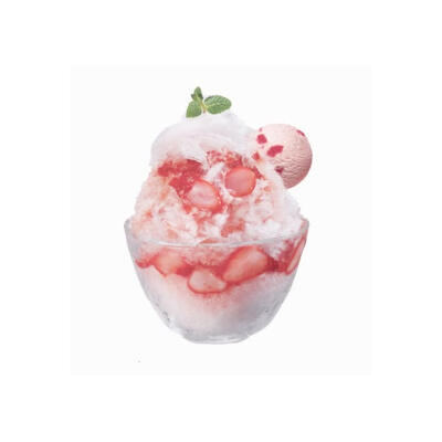 草莓甜品白底头像