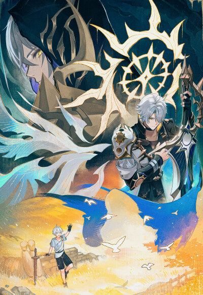 崩坏星穹铁道 白厄 卡厄斯兰那
画师未知