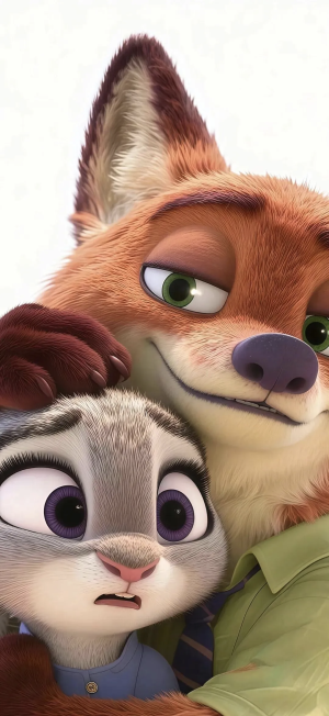 疯狂动物城……尼克朱迪