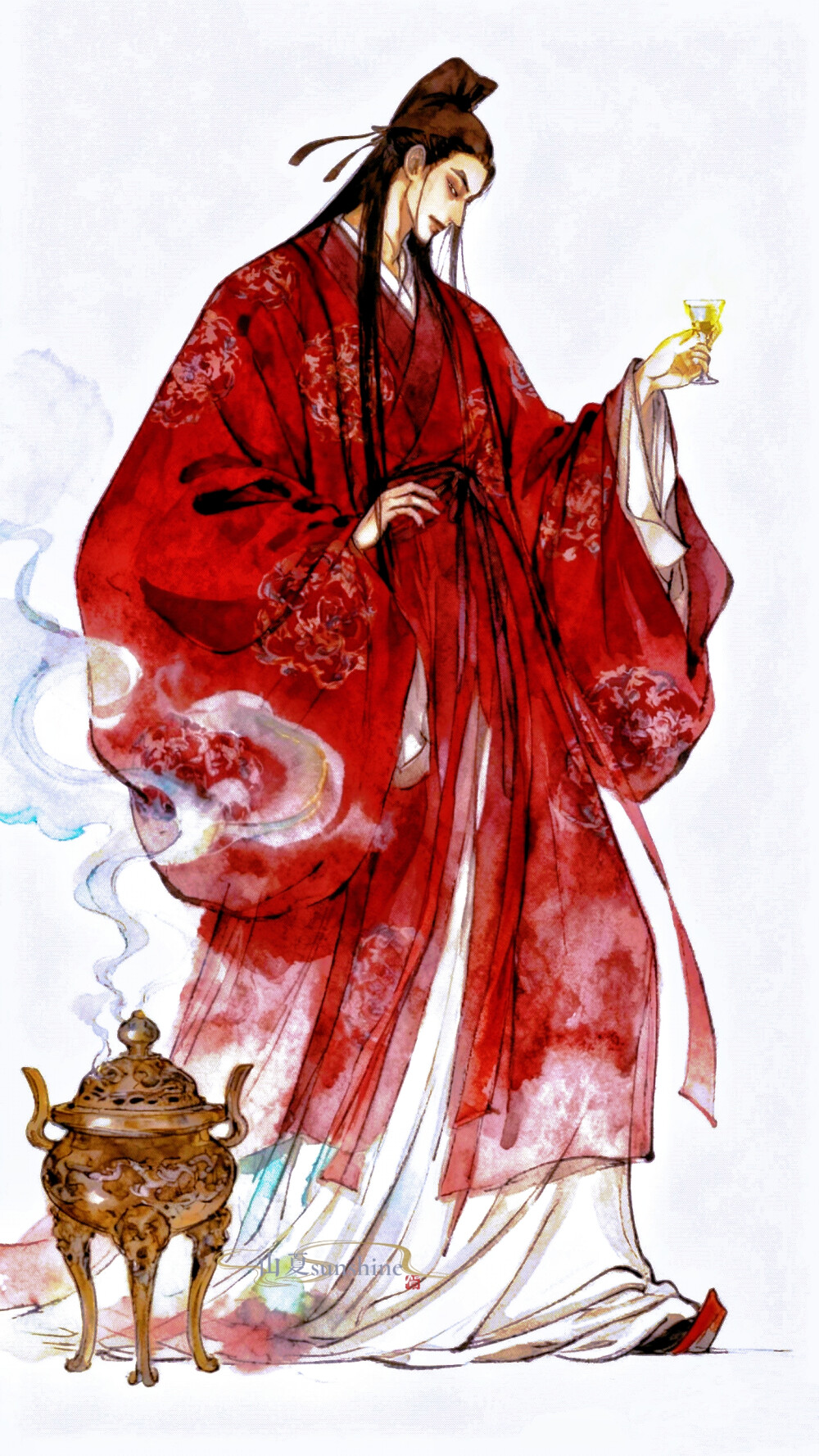 我提笔不为离愁，只为你转身回眸#创作人计划#国风大典#以史为鉴