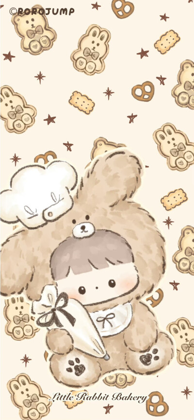 圆圆的小熊饼干