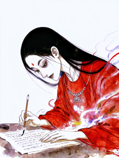 我提笔不为离愁，只为你转身回眸#创作人计划#国风大典#以史为鉴