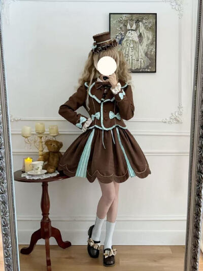 日常又优雅的lo裙谁能拒绝呀，熊熊板巧就很适合日常通勤啊