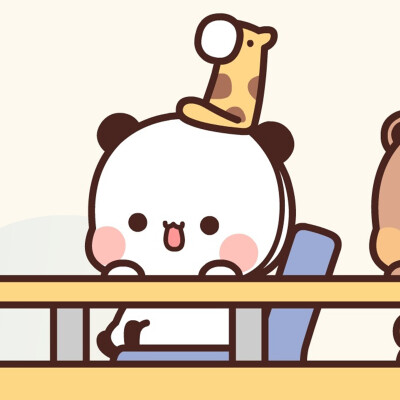 #情侣头像
#一二布布
#可爱头像