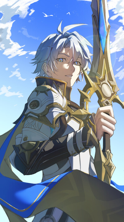 白厄 卡厄斯兰那 崩坏星穹铁道
画师未知（部分来源白厄pv评论区）