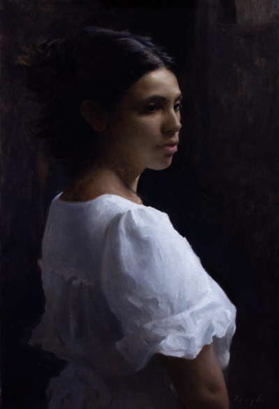 萨姆·克莱登是英国当代写实肖像与风景画家。他的艺术结合了19世纪现实主义、自然主义、文艺复兴与巴洛克风格，并融入印象派对光线与色彩的探索。克莱登强调“自然、光线、氛围与色彩设计”的力量，以油画捕捉人物与…