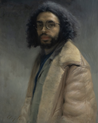 萨姆·克莱登是英国当代写实肖像与风景画家。他的艺术结合了19世纪现实主义、自然主义、文艺复兴与巴洛克风格，并融入印象派对光线与色彩的探索。克莱登强调“自然、光线、氛围与色彩设计”的力量，以油画捕捉人物与…