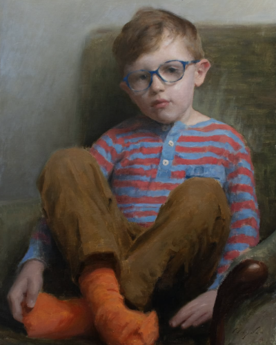 萨姆·克莱登是英国当代写实肖像与风景画家。他的艺术结合了19世纪现实主义、自然主义、文艺复兴与巴洛克风格，并融入印象派对光线与色彩的探索。克莱登强调“自然、光线、氛围与色彩设计”的力量，以油画捕捉人物与…