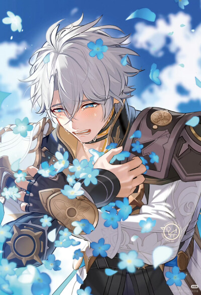 白厄 卡厄斯兰那 崩坏星穹铁道
画师未知（部分来源白厄pv评论区）