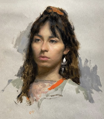 萨姆·克莱登是英国当代写实肖像与风景画家。他的艺术结合了19世纪现实主义、自然主义、文艺复兴与巴洛克风格，并融入印象派对光线与色彩的探索。克莱登强调“自然、光线、氛围与色彩设计”的力量，以油画捕捉人物与…