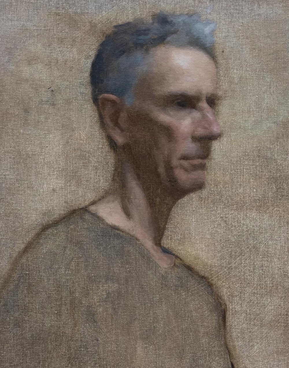 萨姆·克莱登是英国当代写实肖像与风景画家。他的艺术结合了19世纪现实主义、自然主义、文艺复兴与巴洛克风格，并融入印象派对光线与色彩的探索。克莱登强调“自然、光线、氛围与色彩设计”的力量，以油画捕捉人物与风景的瞬间美感。