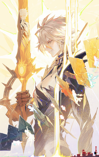 白厄 卡厄斯兰那 崩坏星穹铁道
画师未知（部分来源白厄pv评论区）