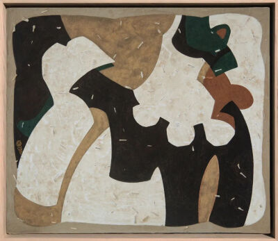 《甲马-以首为瞻》60cmX70cm 布面岩彩 2016