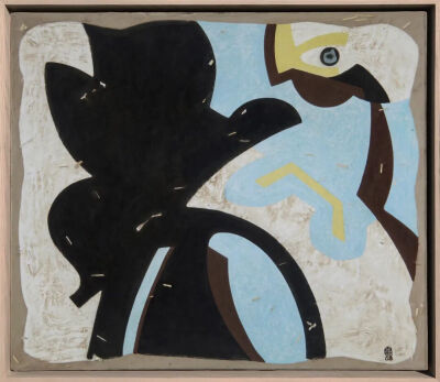 《甲马-回风披靡》60cmX70cm 布面岩彩 2016