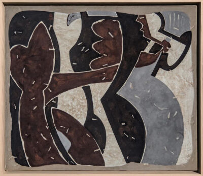 《甲马-绕走南山》60cmX70cm 布面岩彩 2016