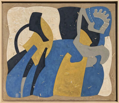 《甲马-步步为营》60cmX70cm 布面岩彩 2016