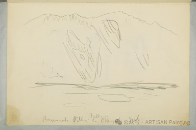 爱德华·蒙克(Edvard Munch)——Sketchbook-速写本（1912-1914）