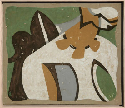 《甲马-欲往扬威》60cmX70cm 布面岩彩 2016