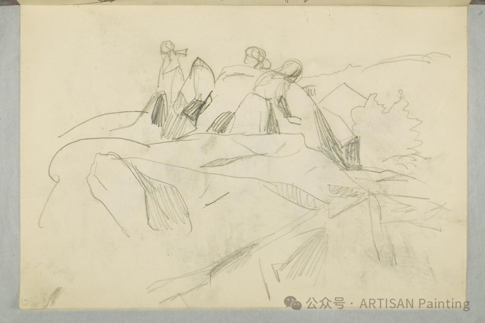爱德华·蒙克(Edvard Munch)——Sketchbook-速写本（1912-1914）