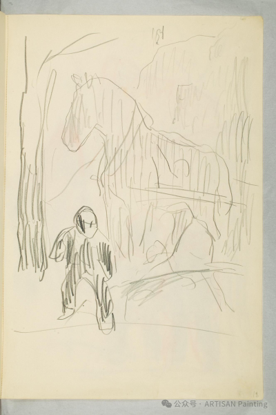 爱德华·蒙克(Edvard Munch)——Sketchbook-速写本（1912-1914）