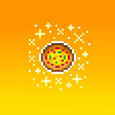 星露谷物语披萨临摹，纯手工临摹绘制