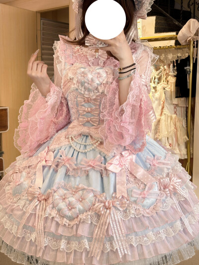 爱你的心简直就是我的梦中情裙啊，这个姬袖简直不要太美