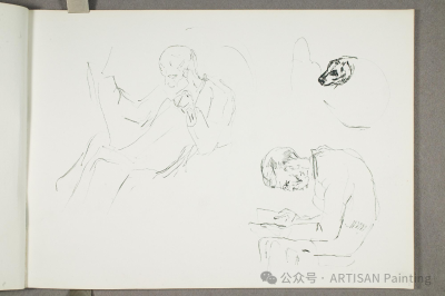 爱德华·蒙克(Edvard Munch)——Sketchbook-速写本Ⅰ（1912-1915）