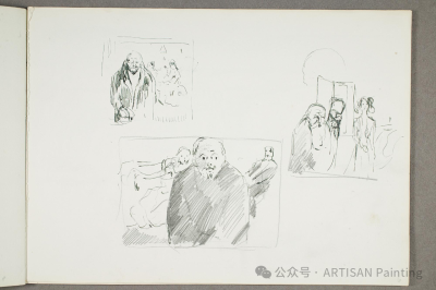 爱德华·蒙克(Edvard Munch)——Sketchbook-速写本Ⅰ（1912-1915）