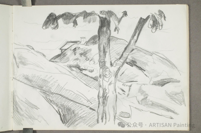 爱德华·蒙克(Edvard Munch)——Sketchbook-速写本Ⅰ（1912-1915）