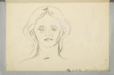 爱德华·蒙克(Edvard Munch)——Sketchbook-速写本Ⅰ（1912-1915）