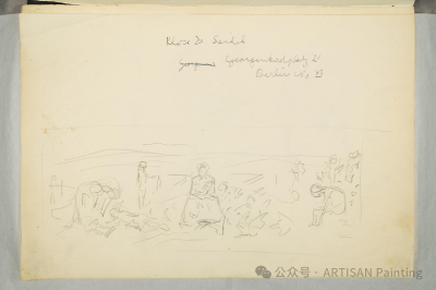 爱德华·蒙克(Edvard Munch)——Sketchbook-速写本Ⅰ（1912-1915）