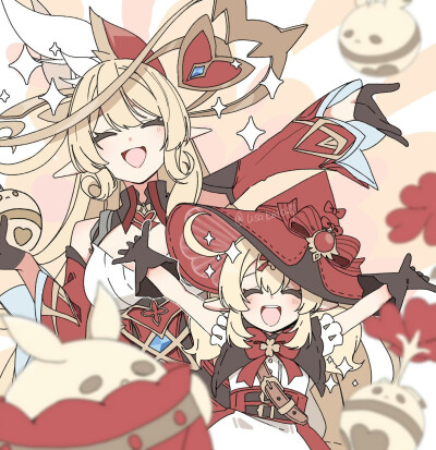 原神 可莉 艾莉丝
作者:usako1027
*图片来自推特