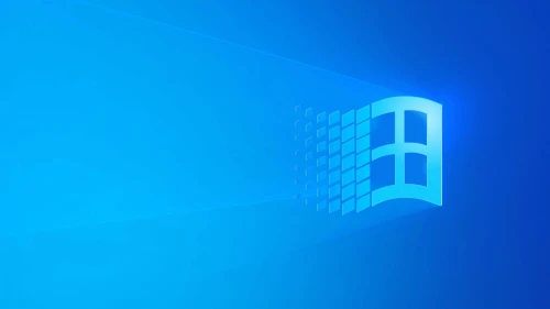 Windows 10 蓝色 简洁 现代 4K