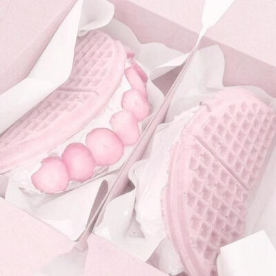 粉色少女心甜品背景