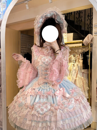 爱你的心简直就是我的梦中情裙啊，这个姬袖简直不要太美