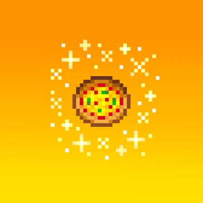 星露谷物语披萨临摹，纯手工临摹绘制