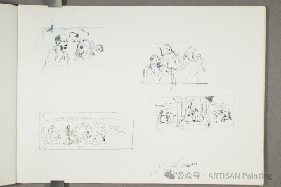 爱德华·蒙克(Edvard Munch)——Sketchbook-速写本Ⅰ（1912-1915）