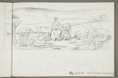 爱德华·蒙克(Edvard Munch)——Sketchbook-速写本Ⅰ（1912-1915）